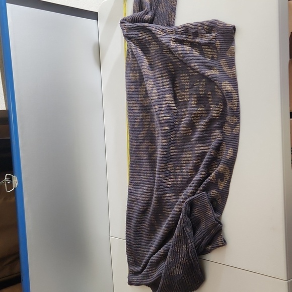 Torrid Sweater Womens Size 4 cheetah blouse knit sweater ribbed Ballon sleeves - Picture 8 of 9